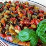 Verdure al forno (ricetta light). Con verdure a scelta